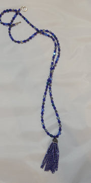 Sapphire Tassel Necklace