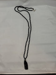 Ebony Tassel Necklace