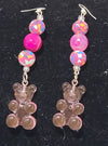 Pink Gummy Bear Earrings